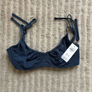 Abercrombie Navy Bikini Top